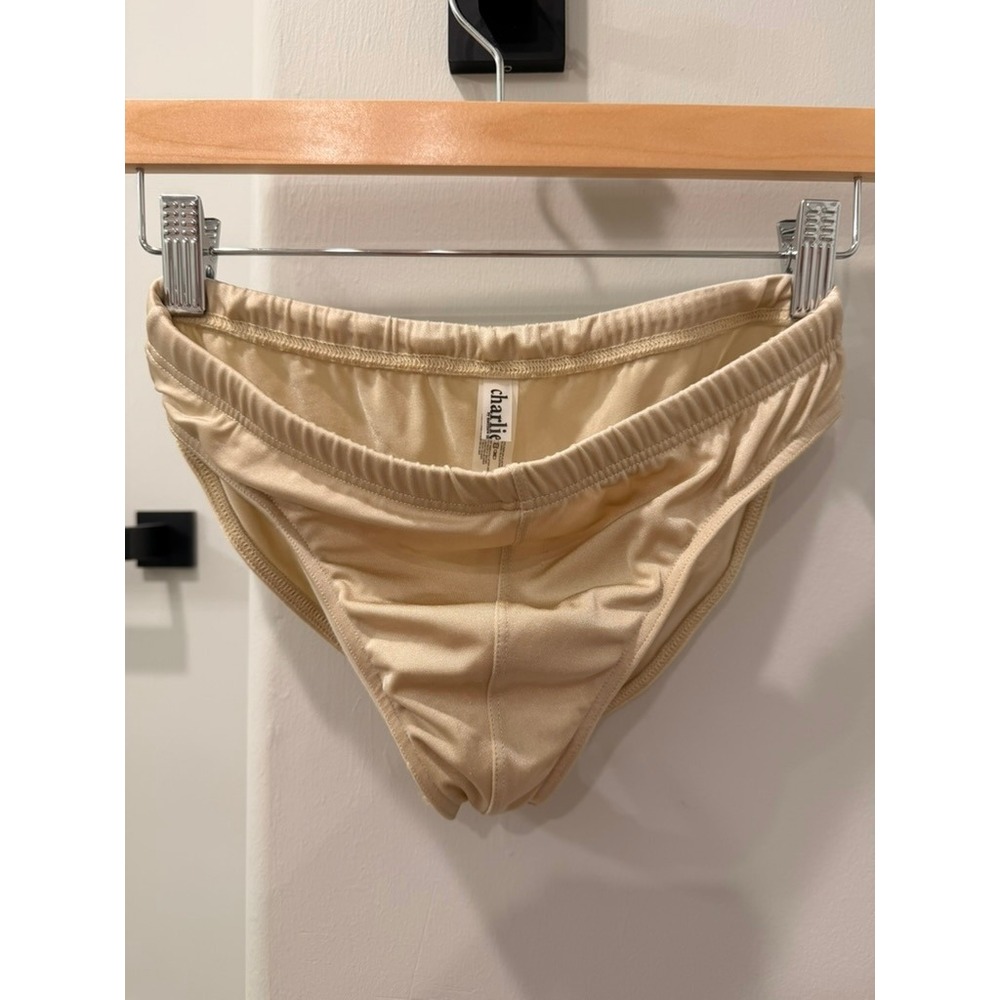 Charlie by Matthew Zink Swim Brief Mens XS Champagne Gold